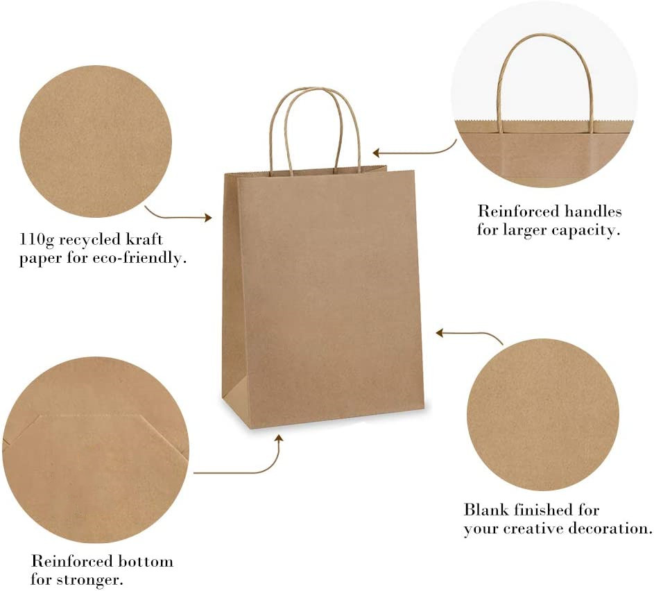 Kraft Paper Shopping Bags