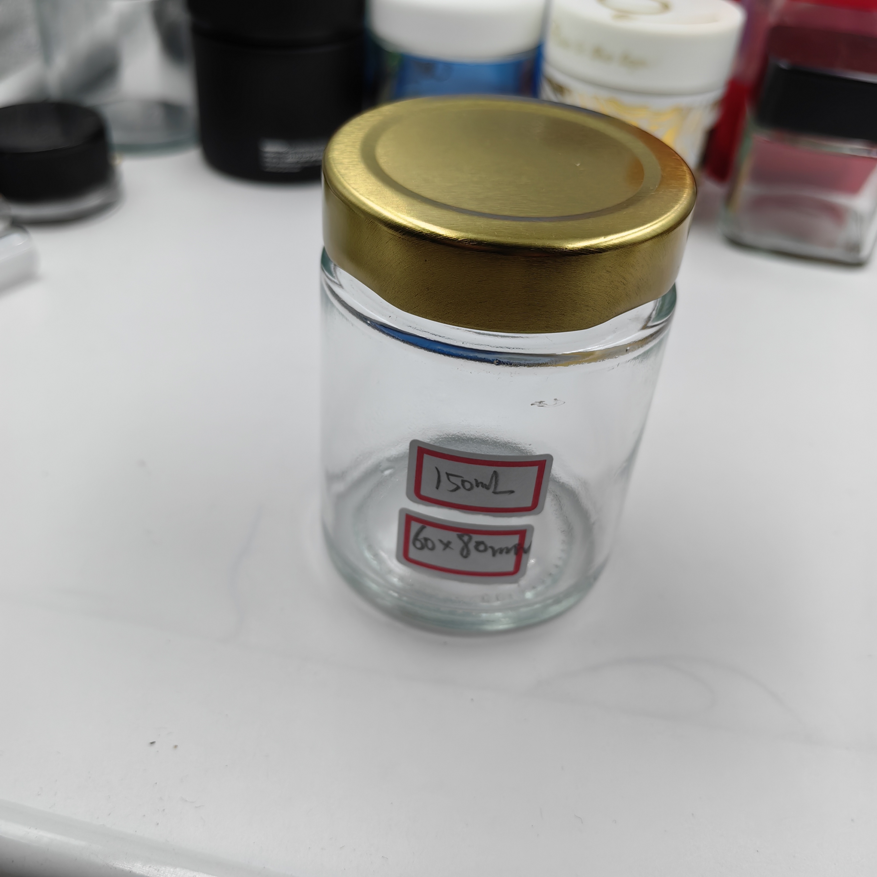 150ml Glass Jar With Tin Lid