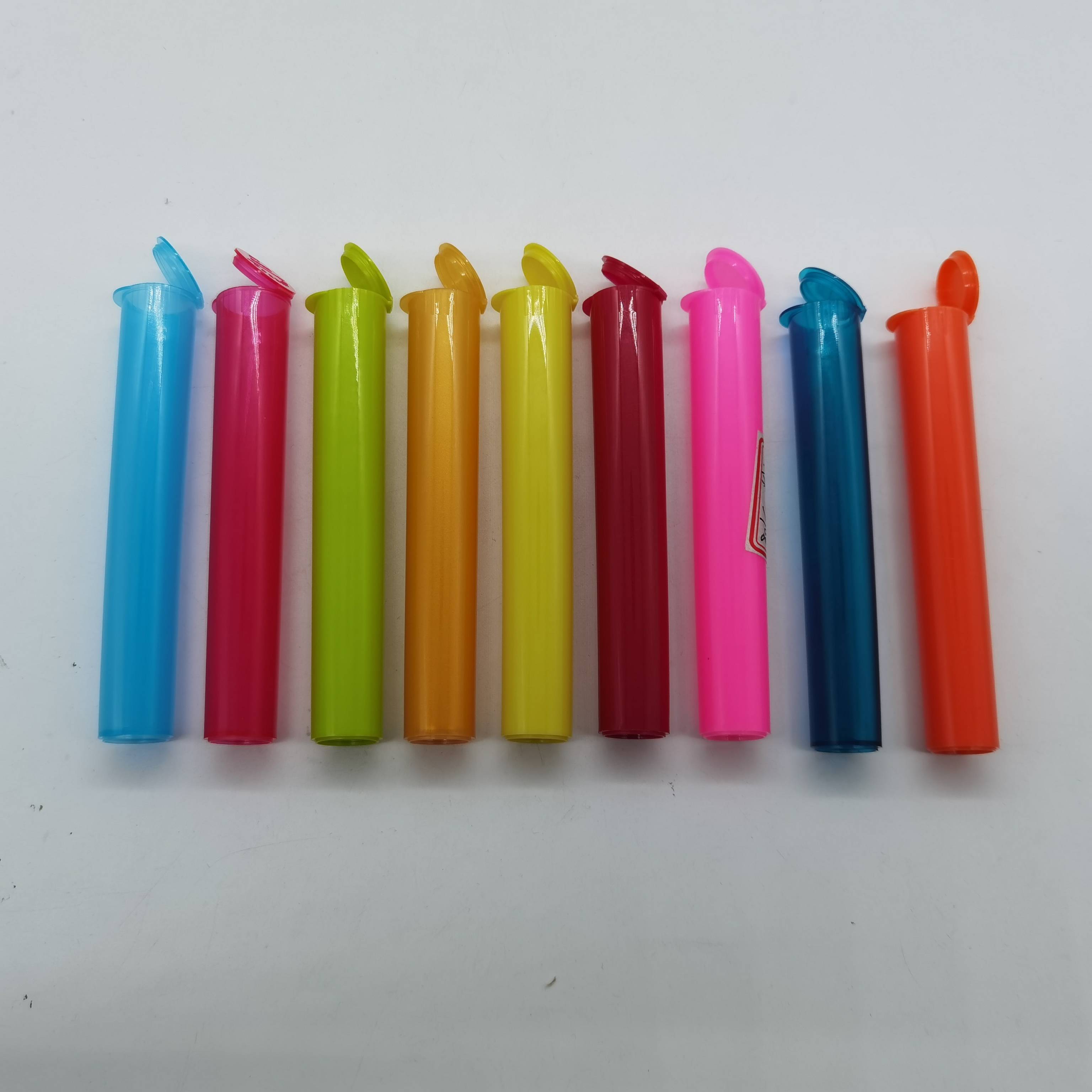 Plastic Pre Roll Tubes Custom Color