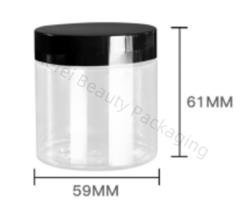 59*61mm 3oz PET Plastic Jar 