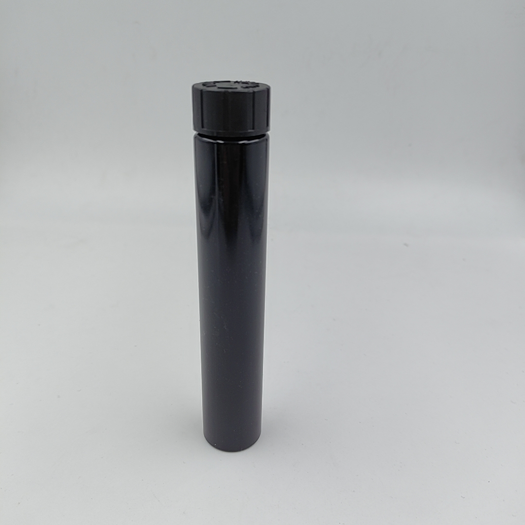 22*125mm Twisted Doob Tubes All Black Color